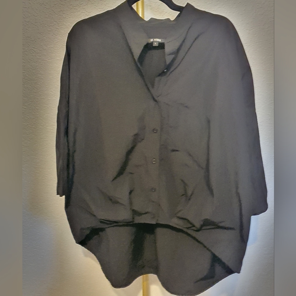 Kal Rieman Black Blouse, Made In USA